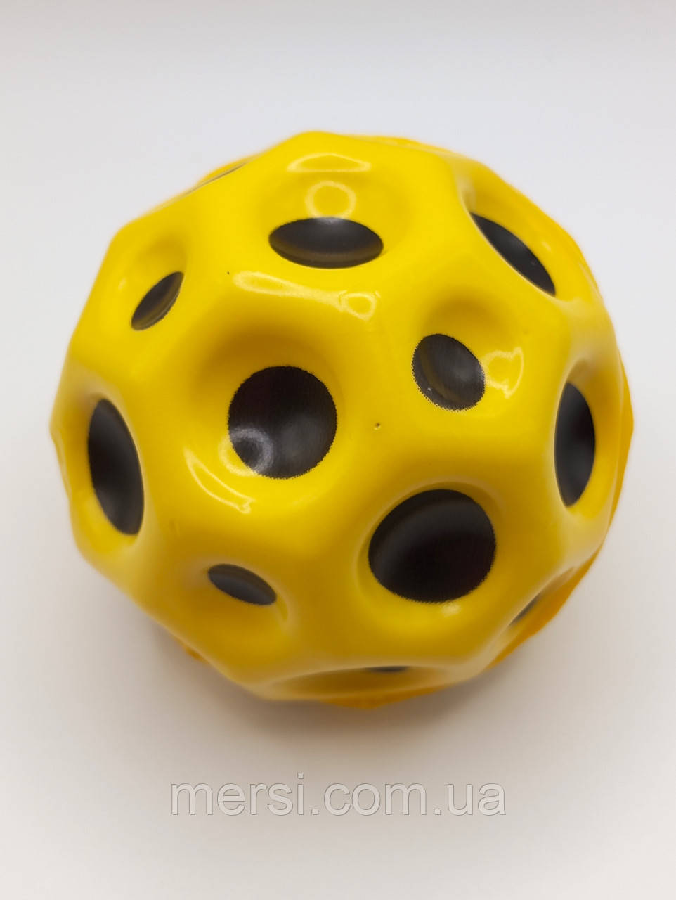 Стрибаючий м'яч жовтий антистрес sky ball gravity мун болл стрибунець антигравітаційний м'ячик