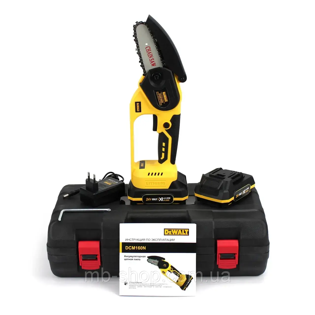 Акумуляторна мініпила DeWalt (24 V, 5 AH) АКБ Віткоріз девольт, фото 1