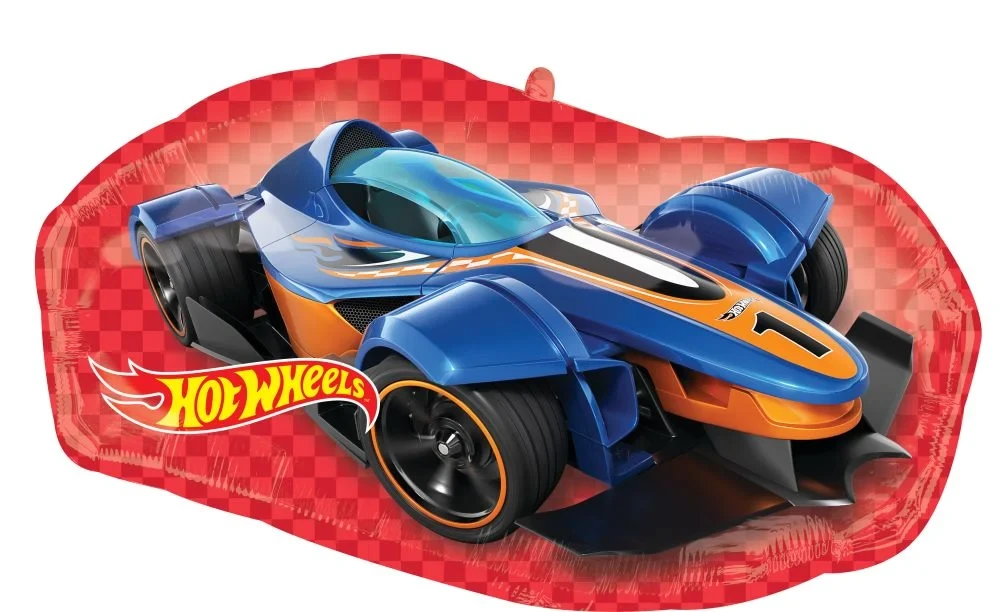 Anagram 28" Фігура Hot Wheels Balloon. Фольговані кульки дитячі Хот Вілс, фото 1