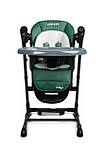Стільчик для годування + гойдалка 2 в 1 Caretero Indigo Black Green, фото 2