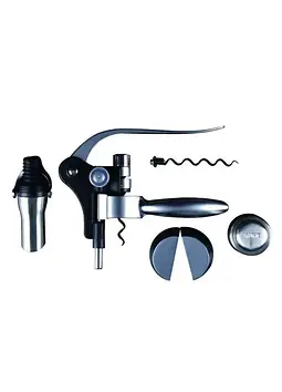 Набір аксесуарів для відкорковування вина 5 предметів Bergner Master Pro LISTRAC OENOLOGY BGMP-5118