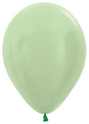Sempertex 12"/30 см Satin Green.  Шары воздушные латексные пастель  Мін.замовлення 5 шт