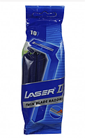Бритва для гоління одноразовий Laser 2 леза 10шт 5015911101147