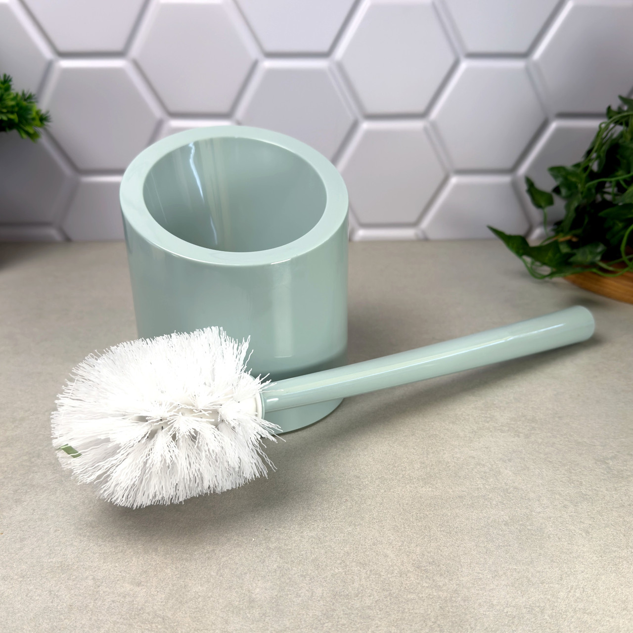 Пластиковий йорж для унітазу на підставці Полін Алеана