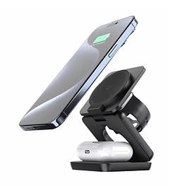 Бездротовий зарядний пристрій Benks JuicePod 3-в-1 Wireless Charger Stand