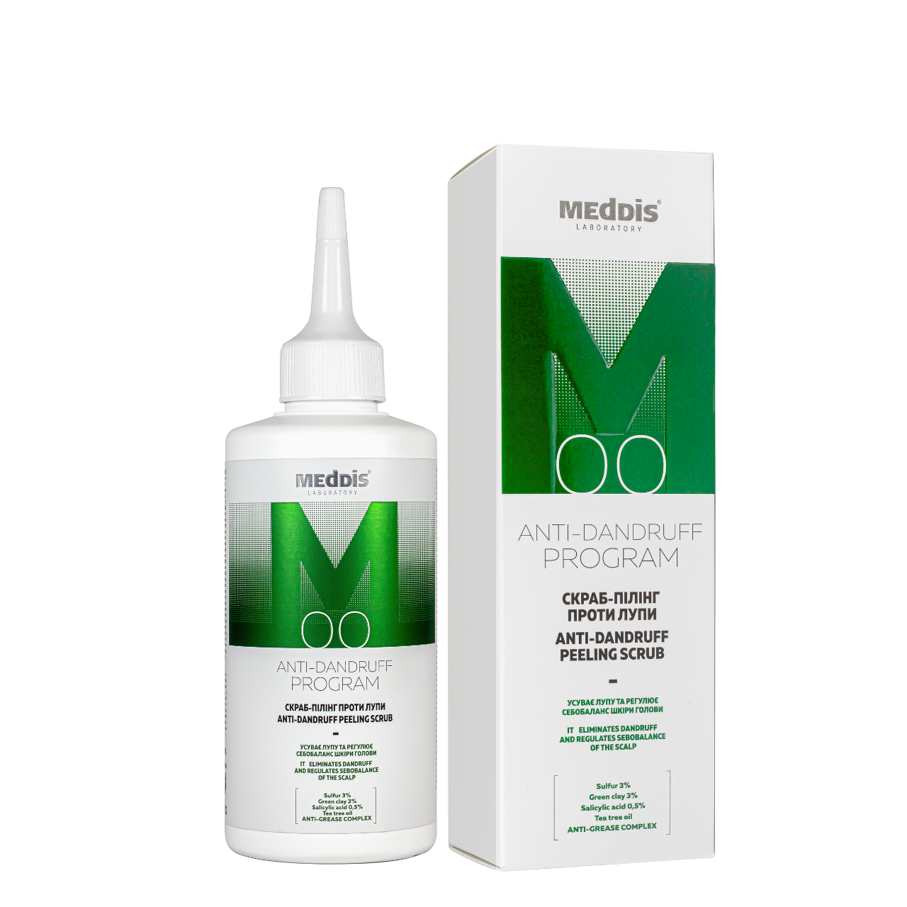 Скраб-пілінг проти лупи Meddis Anti Dandruff Program Peeling Scrub 200 мл
