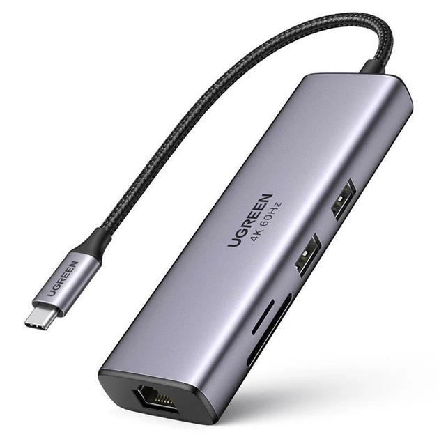 UGREEN CM512 7 в 1 USB-хаб