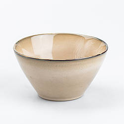 Тарілка супниця 500 мл глибока кругла керамічна бульйонниця