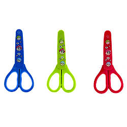 Ножиці дитячі 12 см у чохлі мікс