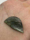 Лабрадор кабашон камінь без оправи 33*18*5 мм. натуральний лабрадор Індія, фото 4