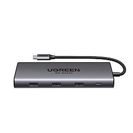 Ugreen CM639 Type-C 10 in 1 HDMI 8K HDR PD100W USB-хаб