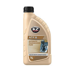 Трансмісійна олива K2 ATF III 1 літр (O5731S)