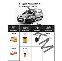Комплект фільтрів Peugeot Partner II 1.4 i (2008-2016) WIX