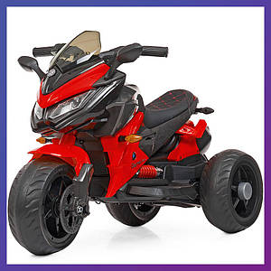 Дитячий електро мотоцикл триколісний на акумуляторі BMW M 4274 для дітей 3-8 років червоний