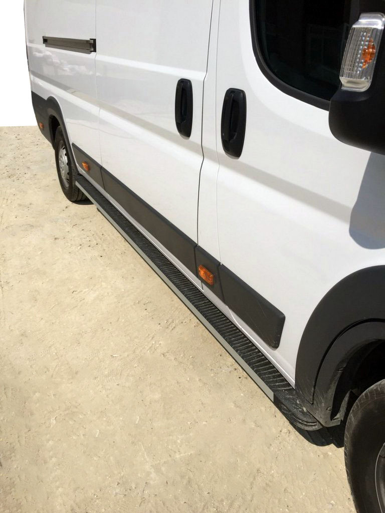 Бокові пороги Fiat Ducato 2006- и 2014- Maya V1 коротка база brr012+my1213