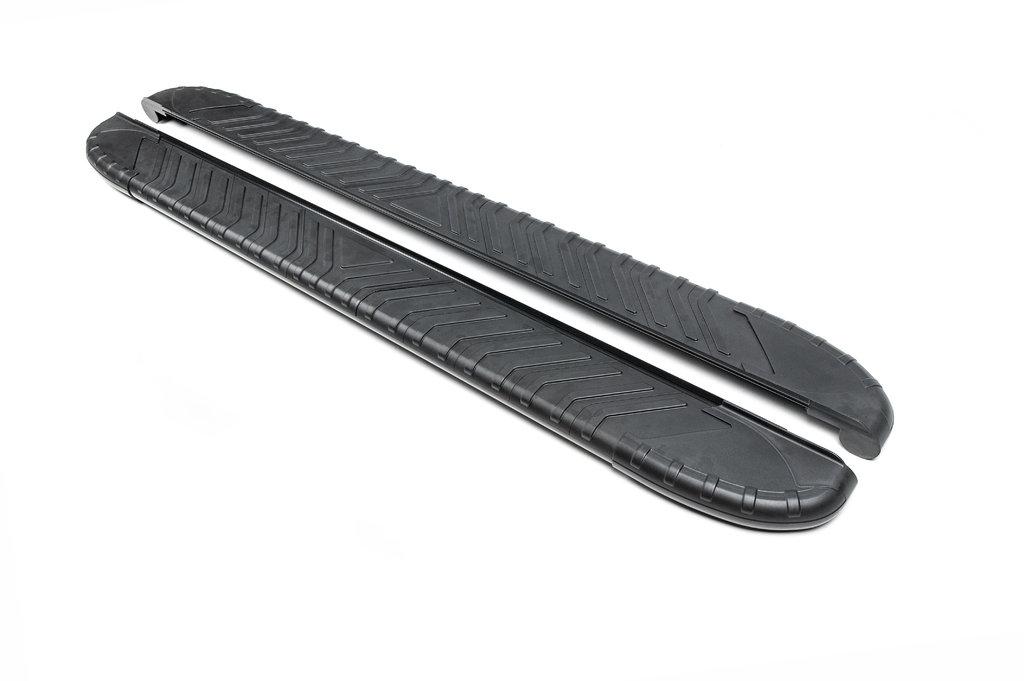 Бокові пороги Opel Movano 2004-2010 Bosphorus Black довга база brr964+bsb343