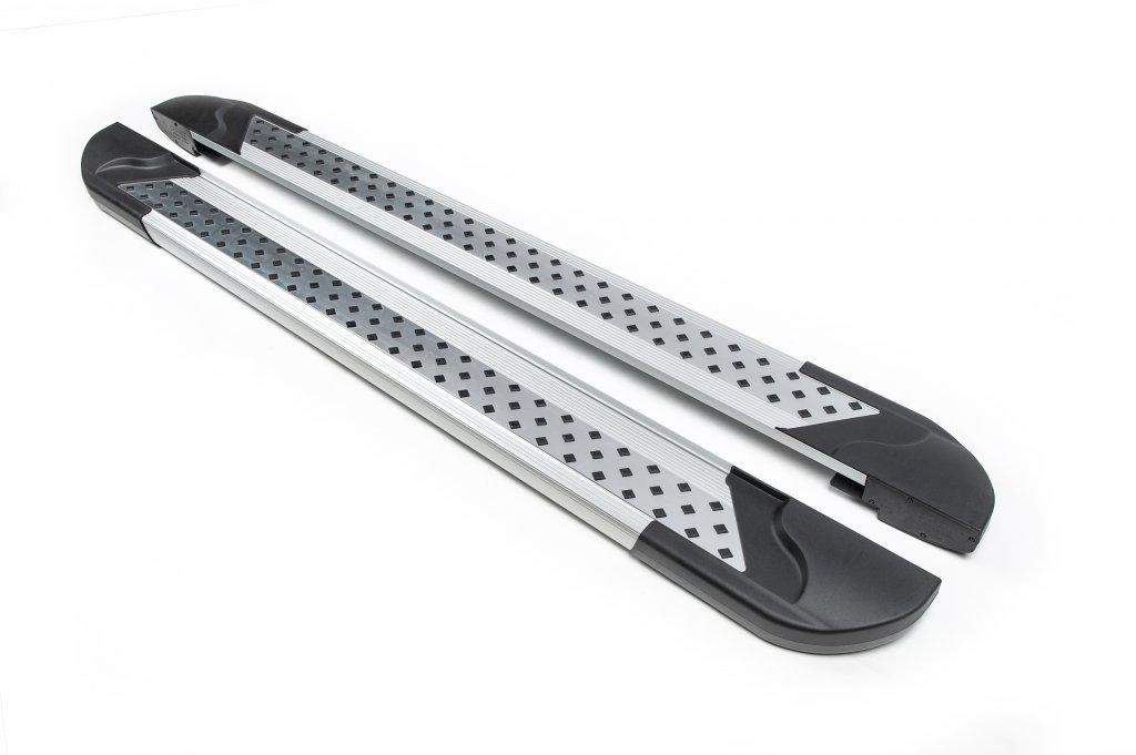 Бокові пороги GreatWall Hover 2011- Vision New Grey Erkul