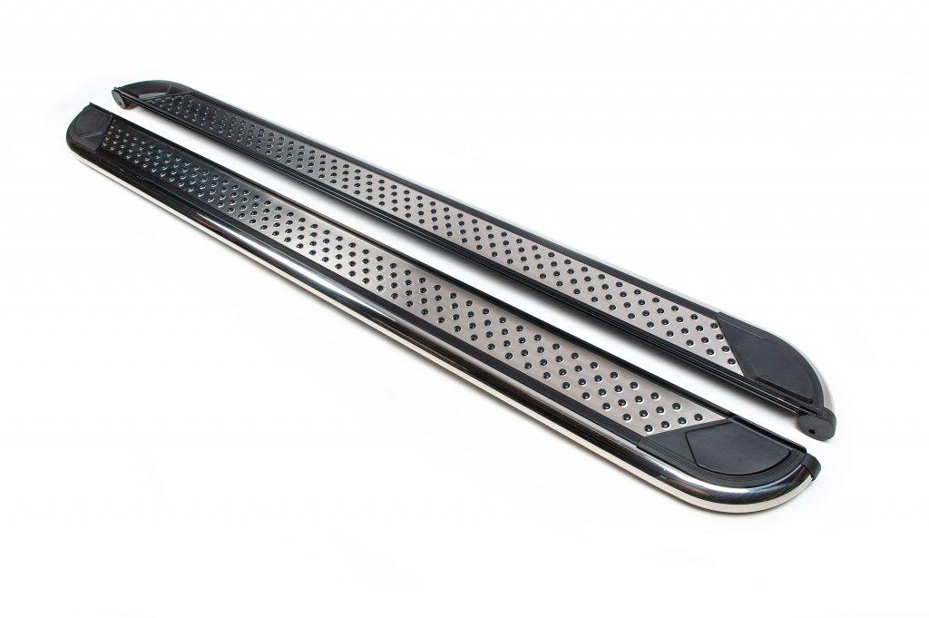 Бокові пороги Volkswagen Caddy 2010-2015 Maydos V2 коротка база brr086+md2193