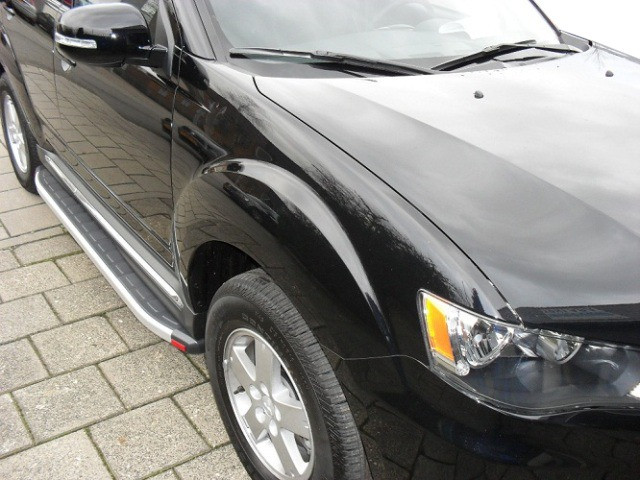 Бокові пороги Peugeot 4007 Fullmond brr048+ful183