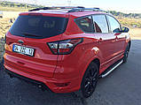 Бокові пороги Ford Kuga, Escape 2013-2019 Fullmond brr016+ful183, фото 4
