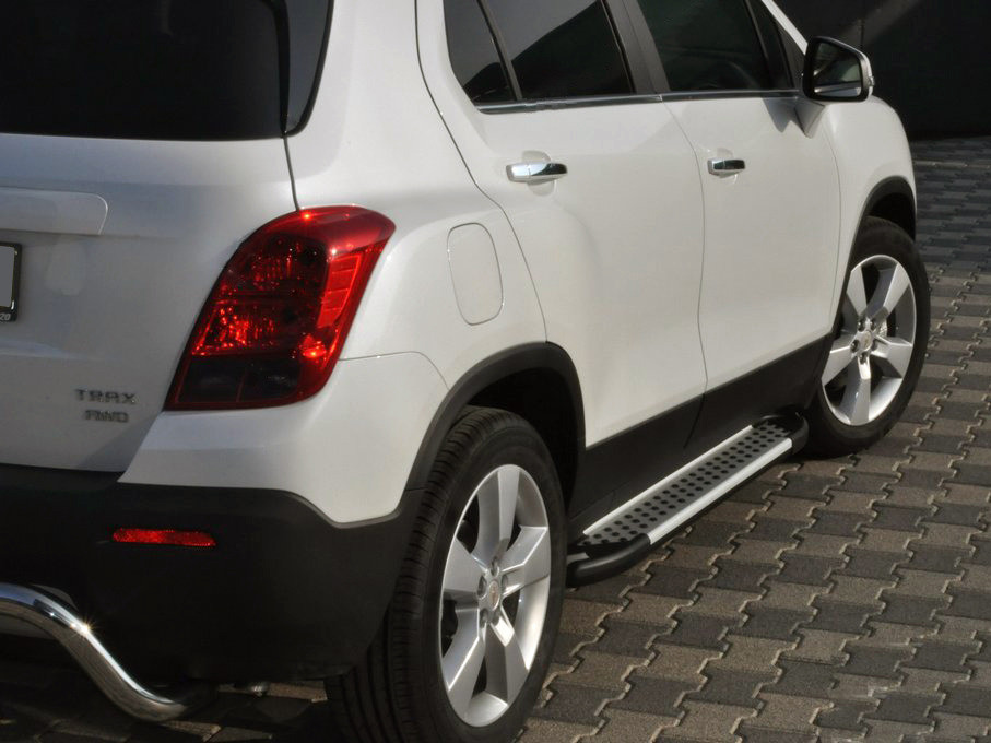 Бокові пороги Chevrolet Trailblazer 2012- Allmond Grey brr697+alg163
