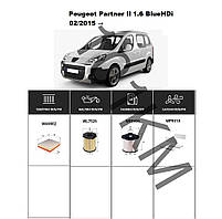 Комплект фільтрів Peugeot Partner II 1.6 BlueHDi (2015-) WIX