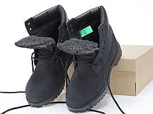 Чоловічі черевики Timberland Classic Boots Black Winter (с мехом) ALL04014, фото 4