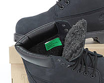 Чоловічі черевики Timberland Classic Boots Black Winter (с мехом) ALL04014, фото 6