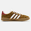 Чоловічі кросівки Adidas Gazelle Gucci Original GG Beige Brown 707850 UWV20 7162/HQ8850, фото 7