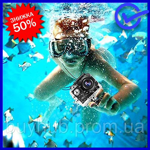 Экшн камера для экстремальных съемок A7 FullHD, налобная видеокамера ...
