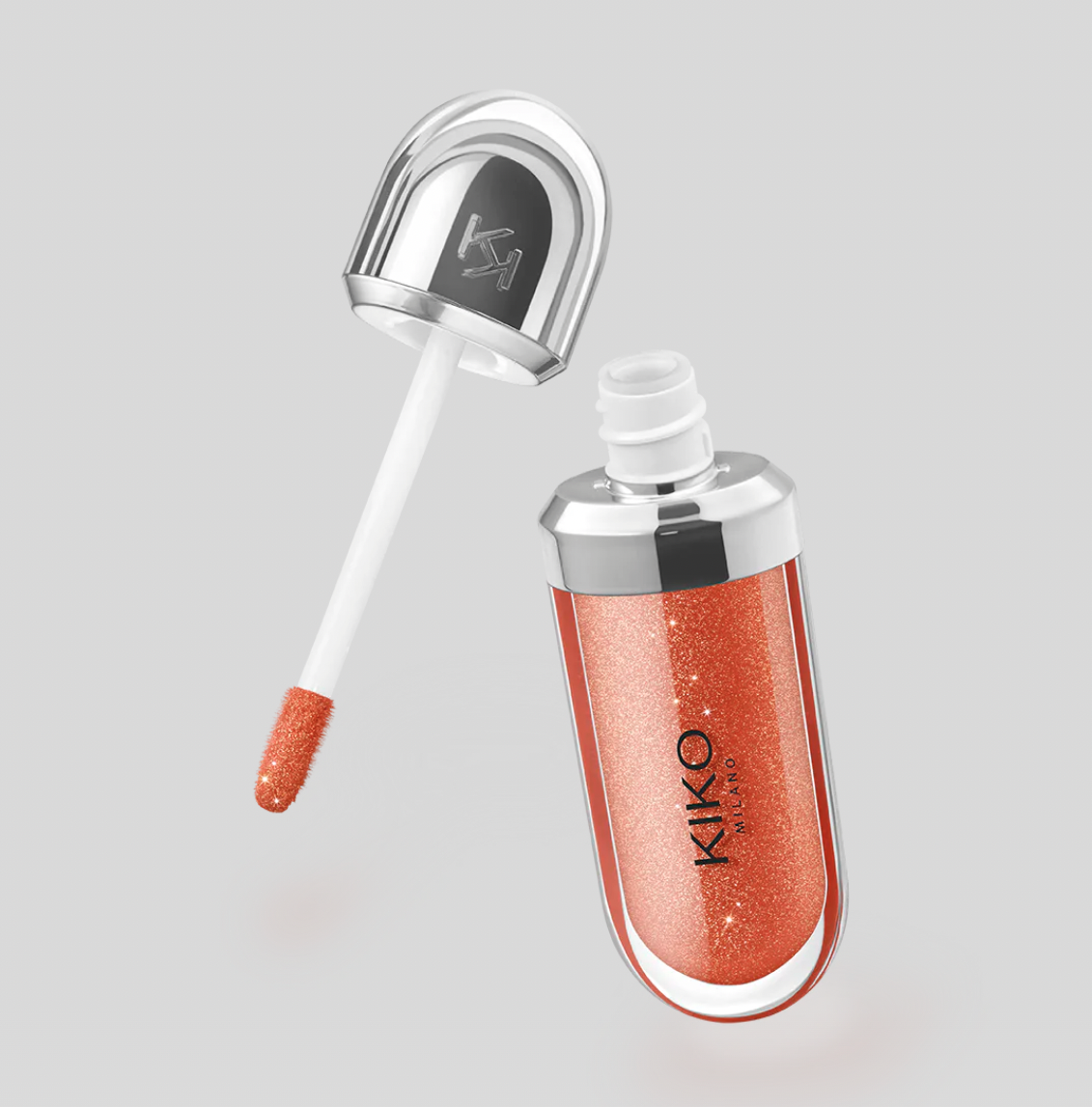 Блиск для губ Kiko Milano 3d Hydra Liploss (34 Pearly Blood Orange)