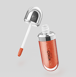 Блиск для губ Kiko Milano 3d Hydra Liploss (34 Pearly Blood Orange)