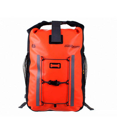 Герморюкзак OverBoard Pro-Vis Waterproof Backpack 30L, Hi-vis orange (OB1147HVO), фото 1