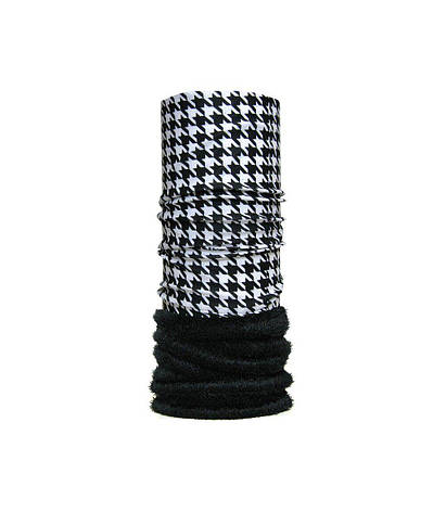 Головной убор H.A.D. Original Fleece Hen Check, One size, Black-white (HA210-0236), фото 1