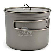 Казанок TOAKS Titanium 900ml D130mm Pot, Titanium (POT-900-D115)