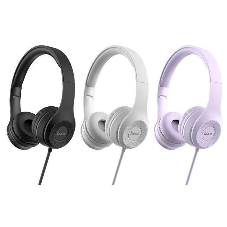 Накладні навушники Hoco W21 (3.5mm/1.2m)