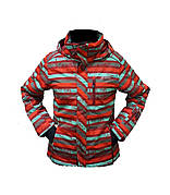 Гірськолижна куртка Maier Sports Cody Girls, 116, Red/green allover (310277.1283.116)