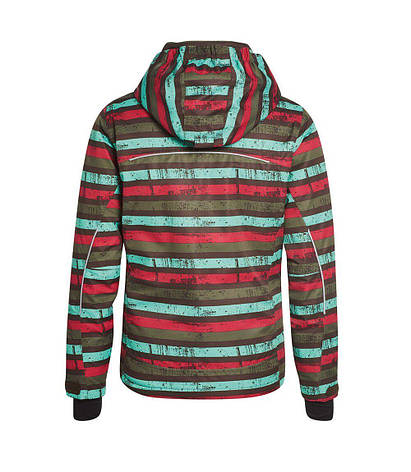 Гірськолижна куртка Maier Sports Cody Girls, 128, Red/green allover (310277.1283.128), фото 2