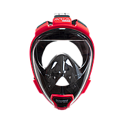 Маска Ocean Reef Aria QR + Full Face, S/M, Red/black (OR019016)