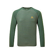 Лонгслів Mountain Equipment Redline LS Tee, S, Fern stripe/fern (ME-006623.01828.S)