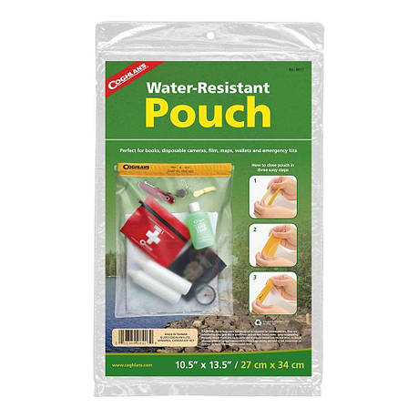 Гермочохол Coghlans Water Resistant Pouch 10.5x13.5", Transparent (CHL.8417), фото 1
