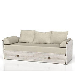 Ліжко трансформер з матрацом та подушками ВМК (БРВ) Індіана JLOZ80/160 79-154х202 см Сосна арізонська (GRB-1567)