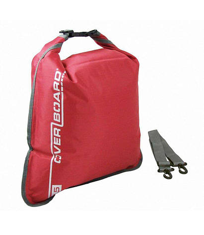 Плоский гермомішок Overboard Dry Flat 15L, Red (OB1004R), фото 1