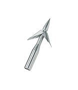 Наконечник Omer Mini Inox, Silver (6588)