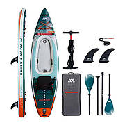 Надувний SUP-Kayak Aqua Marina Cascade 11′2′′ All-Around w/2-in-1 Paddle BT-24CAP, Teal/white (BT-24CAP)
