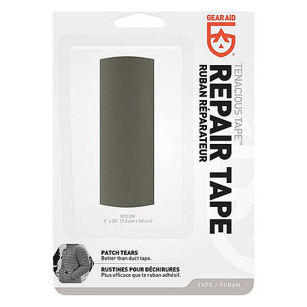 Ремонтна стрічка Gear Aid by McNett Tenacious Repair Tape 7.5 cm x 50 cm, Green (GA 10668-010), фото 1