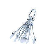 Закладка Rock Empire Alu Nuts 2, Grey (ZFA001-2)