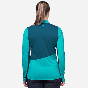 Кофта Mountain Equipment Nava LS Women's Zip T, 10, Jade/spruce (ME-006652.1825.10), фото 3