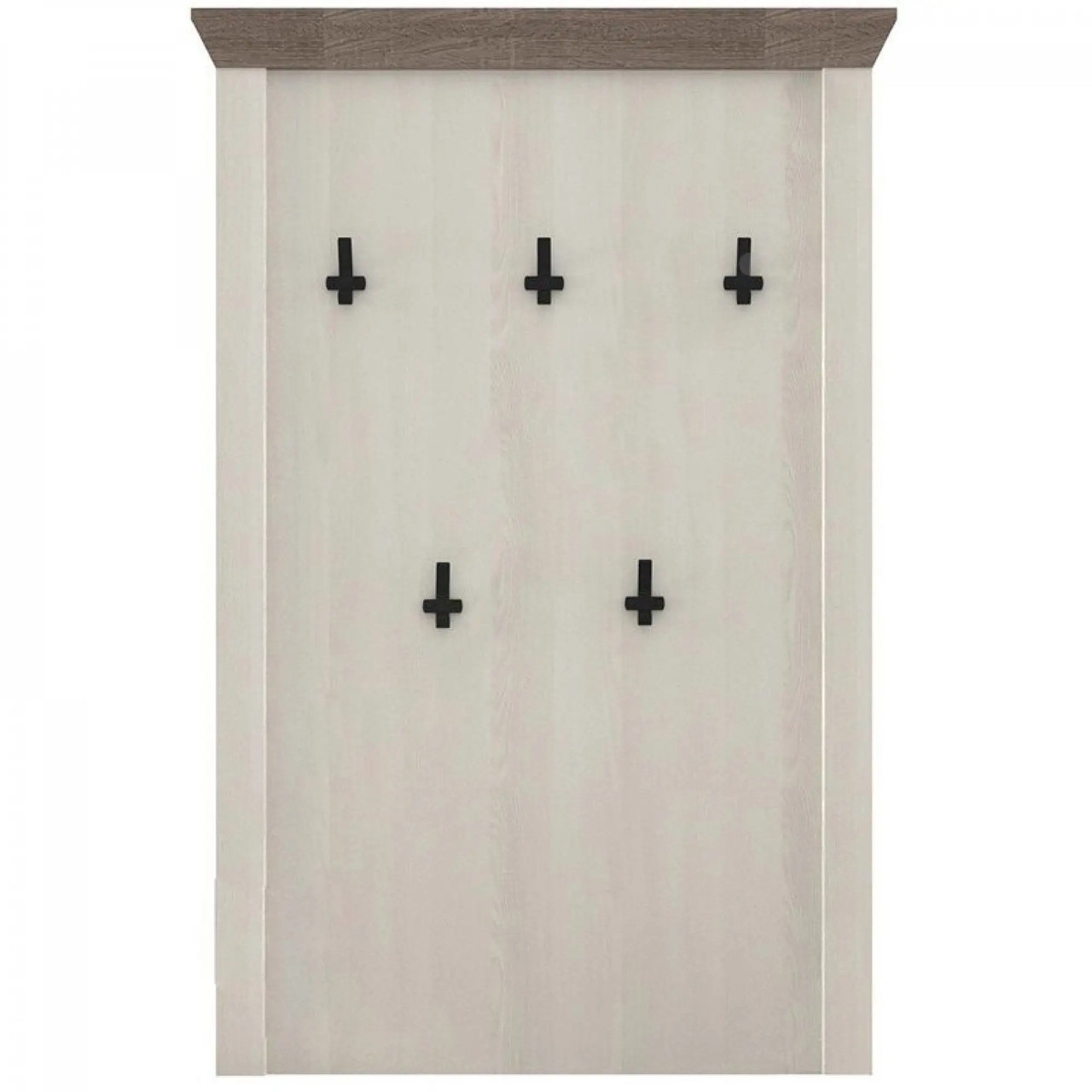 Вішалка настінна Гербор Марсель Ясен сніжний + Дуб сонома трюфель (GRB-1082), фото 1