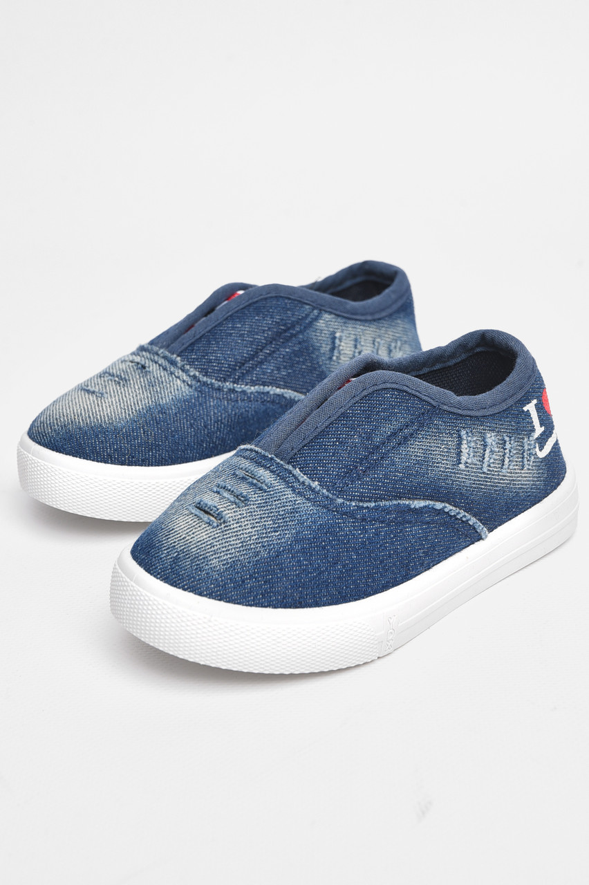 Мокасини дитячі темно-синього кольору р.25 184234T Безкоштовна доставка, фото 1